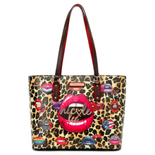Load image into Gallery viewer, WILD LIPS 2 PIECE SET (Large Shopper Bag & Clutch)