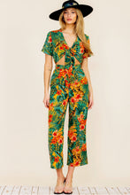 Load image into Gallery viewer, FLORAL GREEN JUMPSUIT
