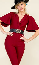 Load image into Gallery viewer, STRETCH JUMPSUIT / BURGUNDY
