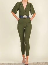 Load image into Gallery viewer, STRECH JUMPSUIT / MILITAR GREEN
