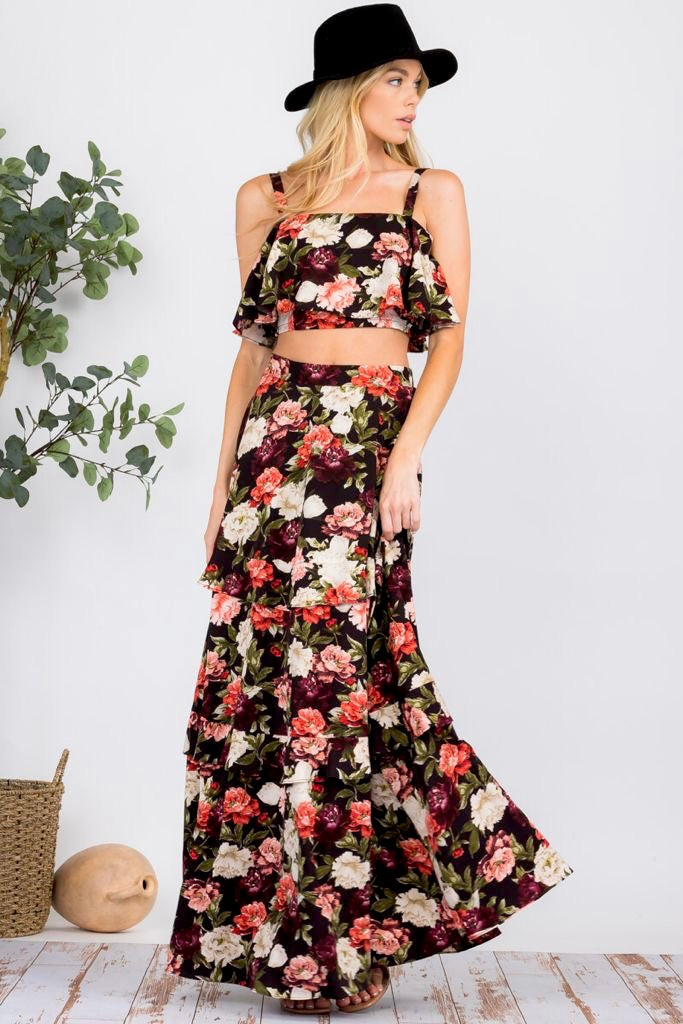 FLORAL MAXI SET