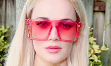 Load image into Gallery viewer, Oversize Pink Sunglasses
