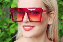 Load image into Gallery viewer, Oversize RED Sunglasses
